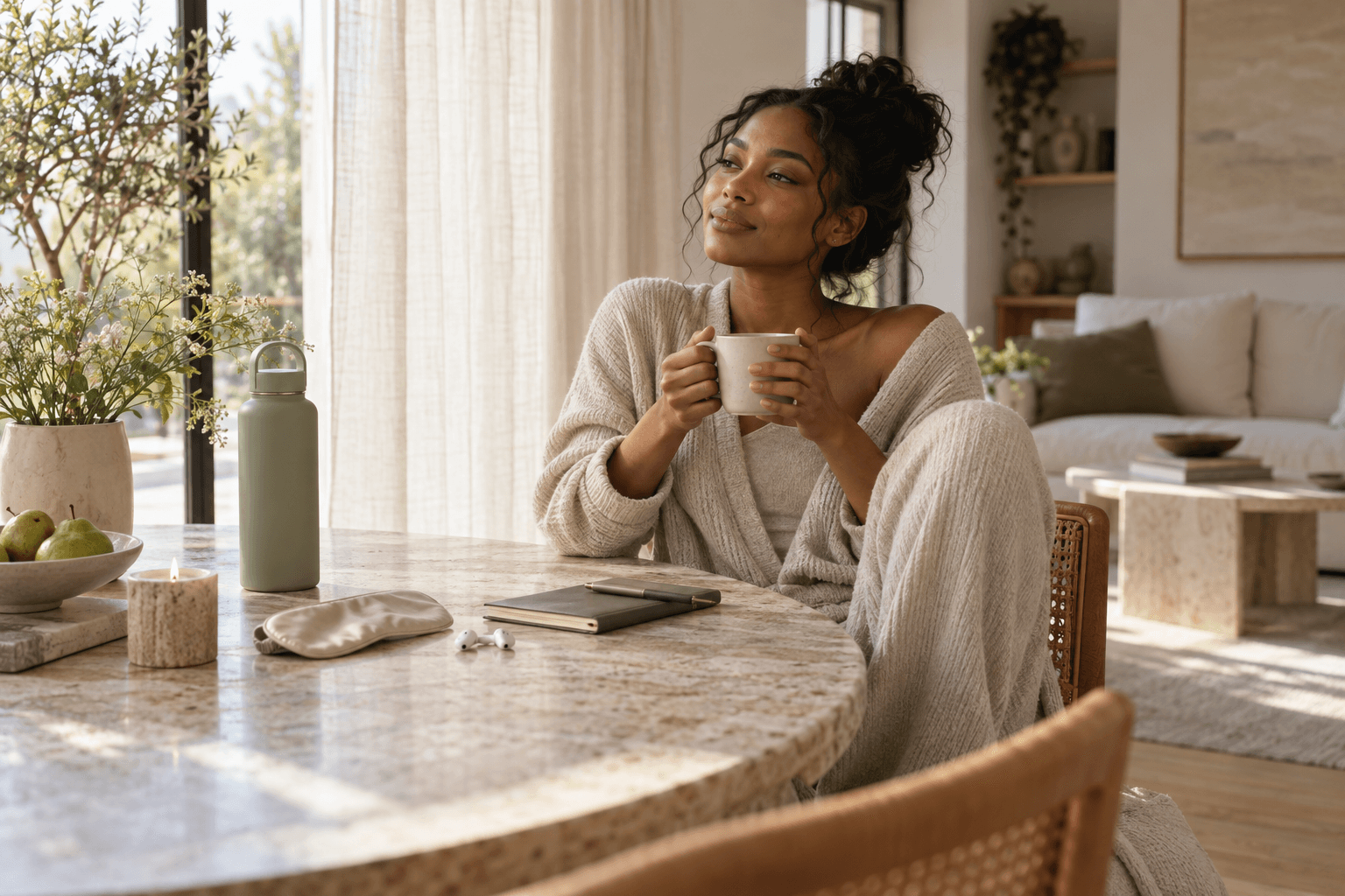 A calm recovery ritual